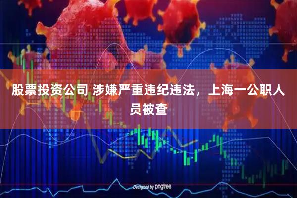 股票投资公司 涉嫌严重违纪违法，上海一公职人员被查